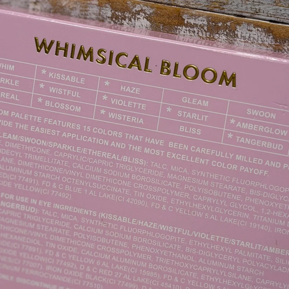 Ace Beaute Whimsical Bloom Eyeshadow Palette 15 Color Matte Shimmer New